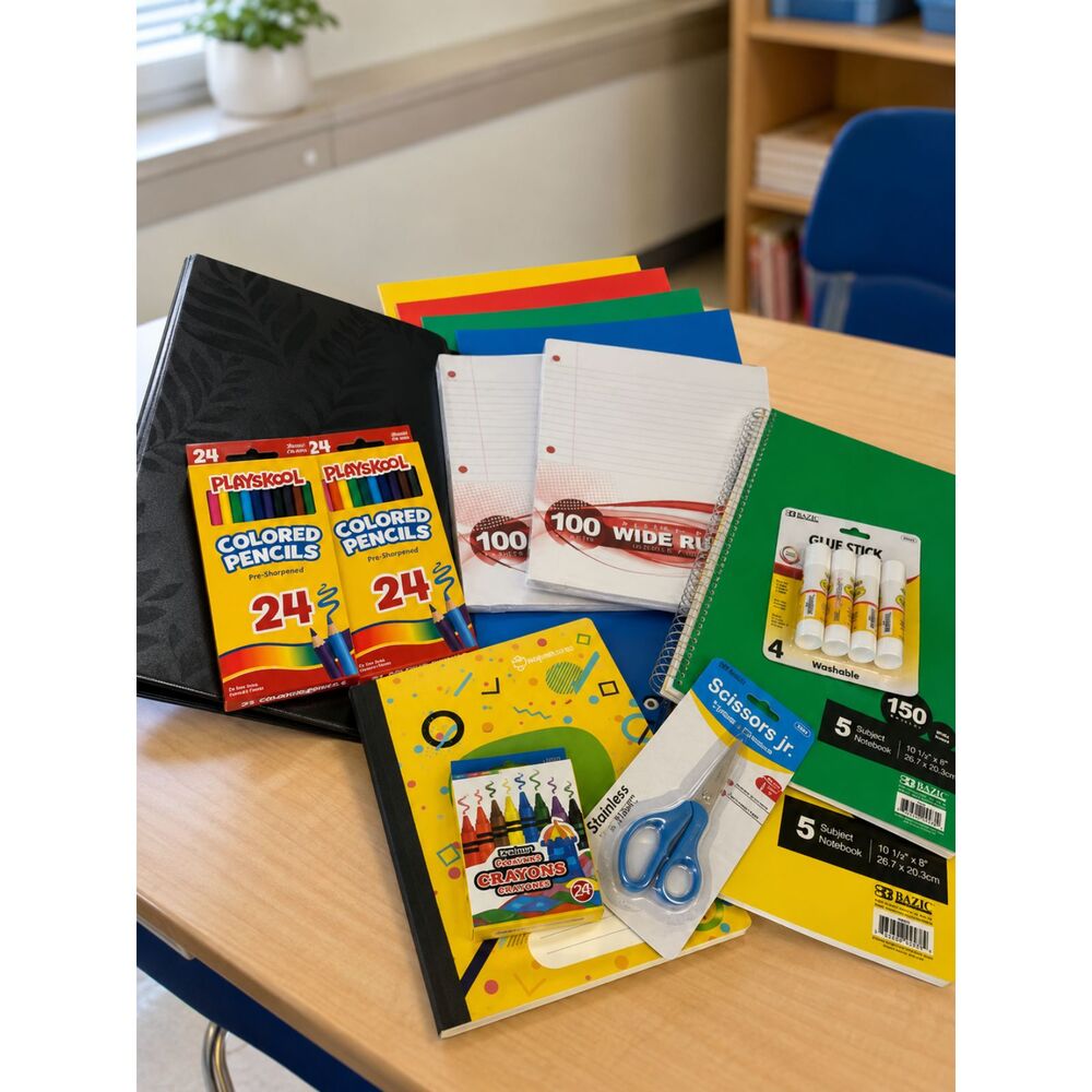 NWT 15 Piece Set Back to School Supply Bundle Homeschool Teacher